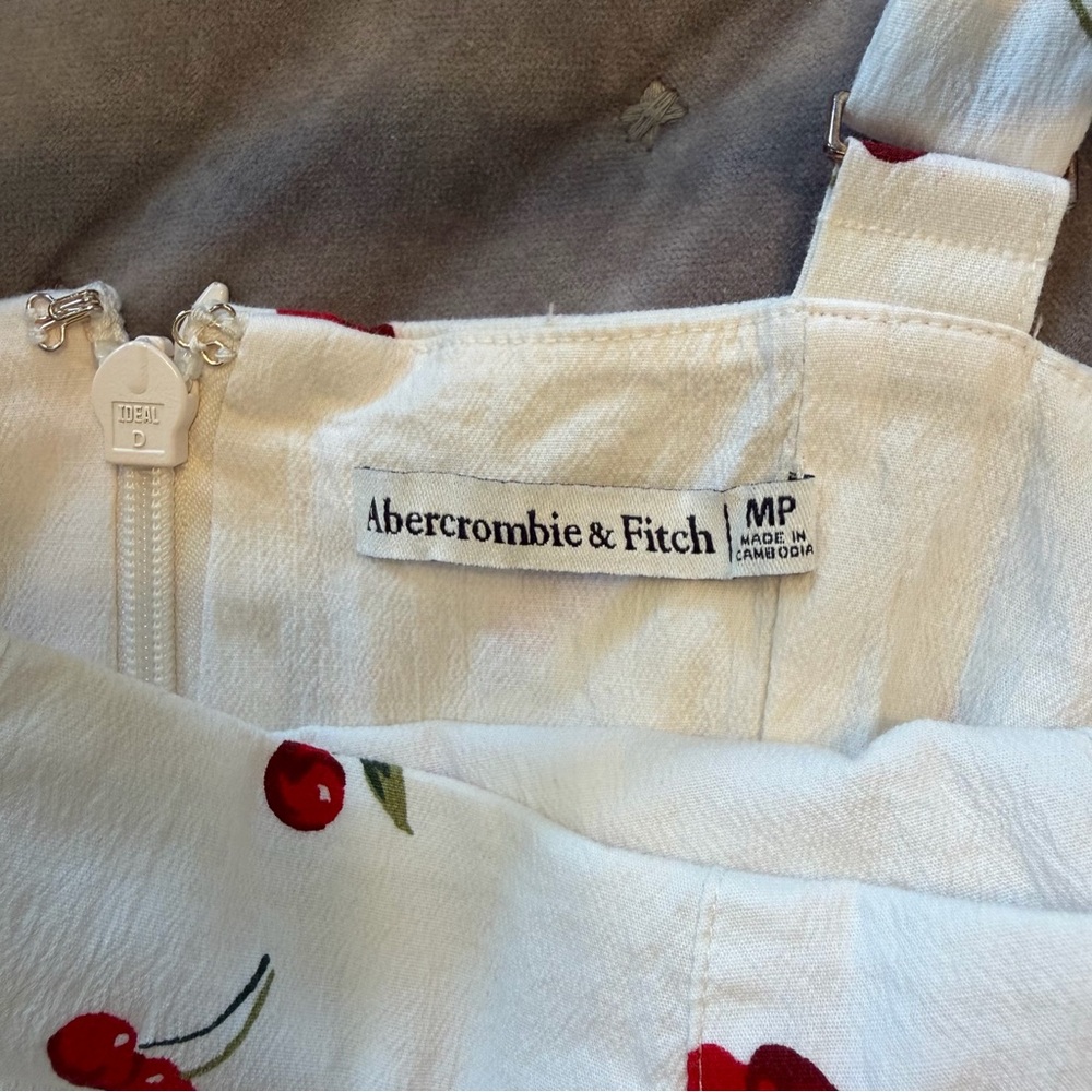 Abercrombie & Fitch Cherry Print Mila Midi Dress - Picture 4 of 4